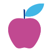 Icon of an apple