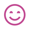 Icon of a smiley face