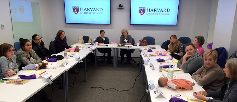 Group of ladies seated around a conference table