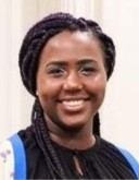 Headshot of a black woman, Chidera Emeonye, a research assistant in Amy O'Connell's lab.