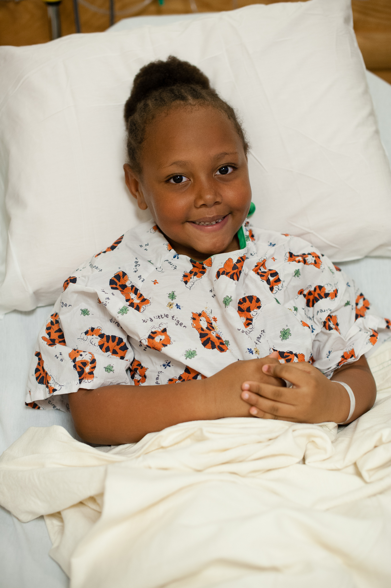 An anesthesia patient at Boston Children's Hospital